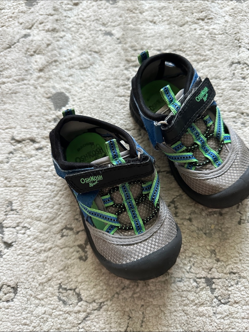 OshKosh Gray, Blue & Green Toddler Sneakers